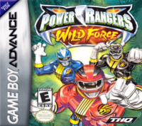 Power Rangers: Wild Force PAL GameBoy Advance  box art